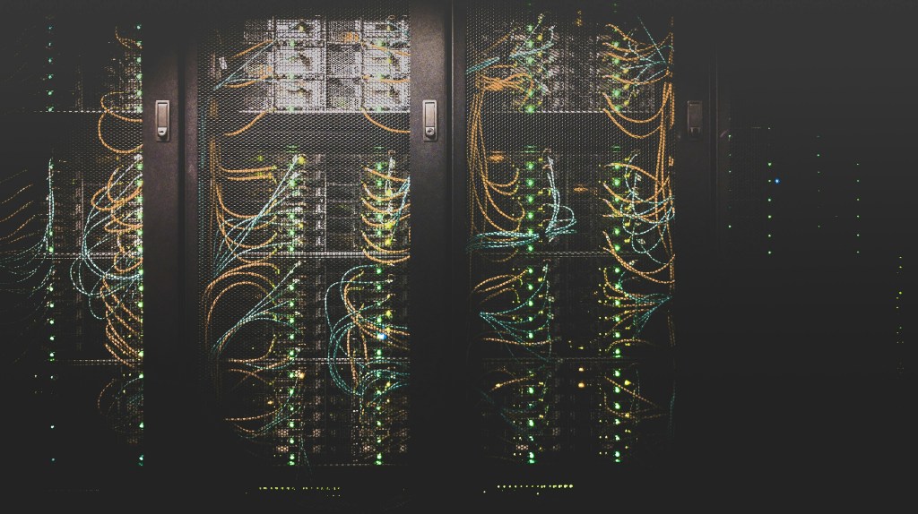Image of servers by Taylor Vick